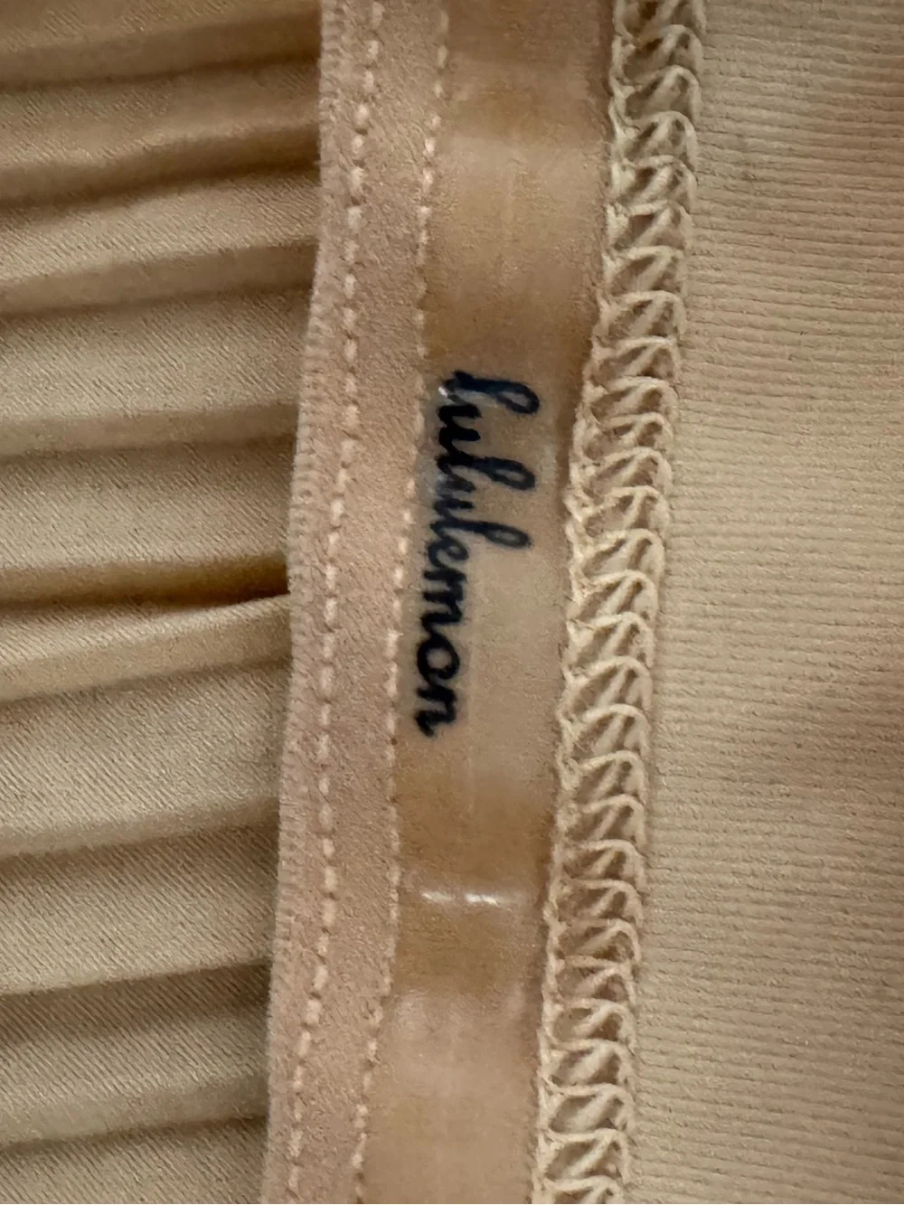 Lululemon Varsity High-Rise Pleated Tennis Skirt — Tan — Size 14